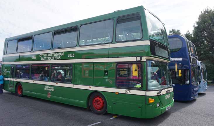 Nottingham Scania N94UD East Lancs 676 Last Trolleybus